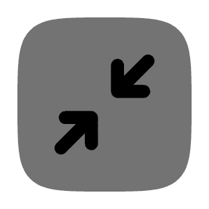 Minimize Square Minimalistic Icon from Solar Bold Duotone Set