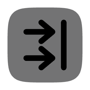 Recive Twice Square Icon from Solar Bold Duotone Set