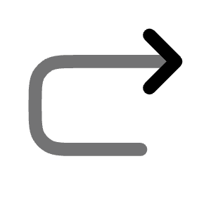 Undo Right Icon from Solar Bold Duotone Set