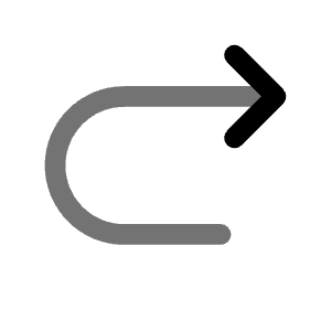 Undo Right Round Icon from Solar Bold Duotone Set