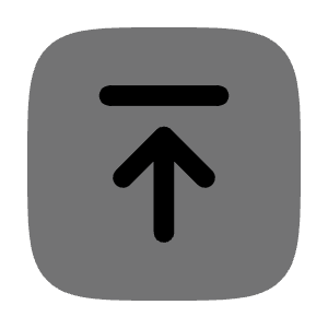 Upload Square Icon from Solar Bold Duotone Set