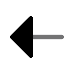 Arrow Left Icon from Solar Bold Duotone Set