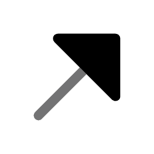 Arrow Right Up Icon from Solar Bold Duotone Set