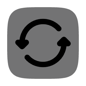 Refresh Square Icon from Solar Bold Duotone Set