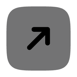 Square Arrow Right Up Icon from Solar Bold Duotone Set