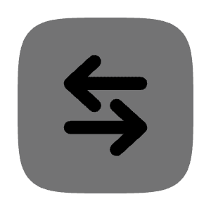 Square Sort Horizontal Icon from Solar Bold Duotone Set