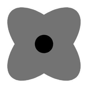 Atom Icon from Solar Bold Duotone Set