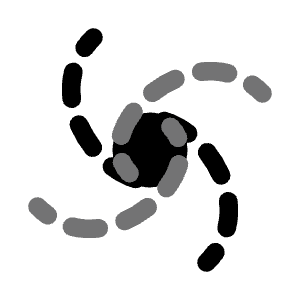 Black Hole 6 Icon from Solar Bold Duotone Set