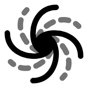 Black Hole Icon from Solar Bold Duotone Set