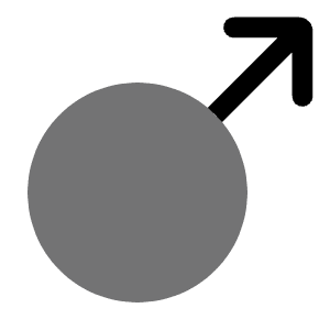 Men Icon from Solar Bold Duotone Set