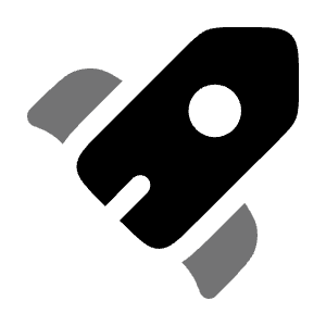 Rocket Icon from Solar Bold Duotone Set