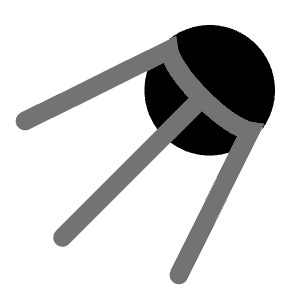 Satellite Icon from Solar Bold Duotone Set