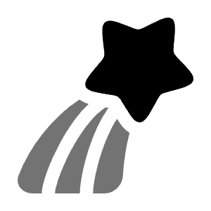 Star Rainbow Icon from Solar Bold Duotone Set