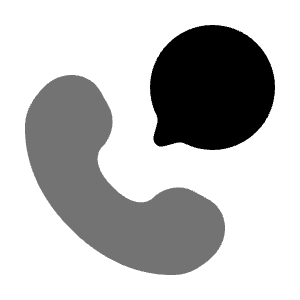 Call Chat Rounded Icon from Solar Bold Duotone Set