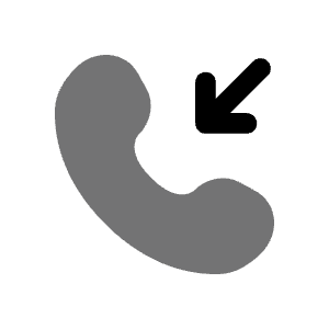 Incoming Call Rounded Icon from Solar Bold Duotone Set