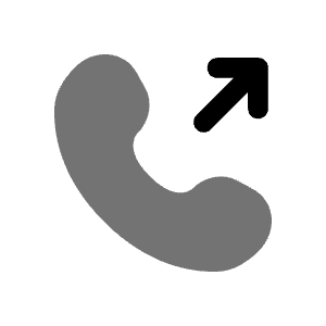 Outgoing Call Rounded Icon from Solar Bold Duotone Set