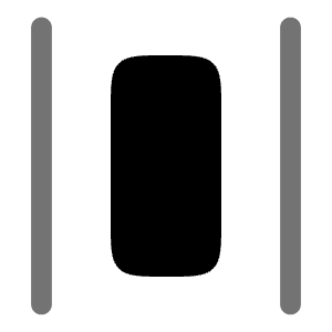 Align Horizonta Spacing Icon from Solar Bold Duotone Set