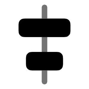 Align Horizontal Center Icon from Solar Bold Duotone Set