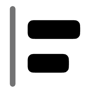 Align Left Icon from Solar Bold Duotone Set