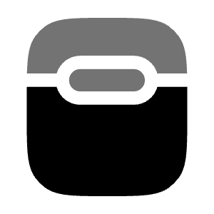 Airbuds Case Icon from Solar Bold Duotone Set
