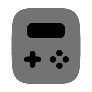 Gameboy Icon from Solar Bold Duotone Set