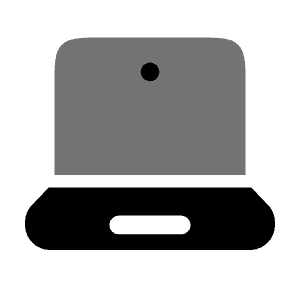 Laptop Icon from Solar Bold Duotone Set