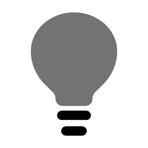 Lightbulb Minimalistic Icon from Solar Bold Duotone Set