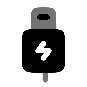 Lightning Icon from Solar Bold Duotone Set