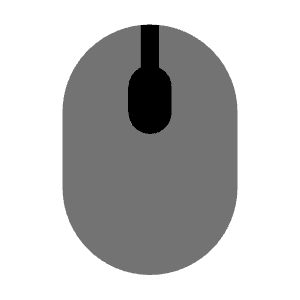 Mouse Icon from Solar Bold Duotone Set