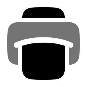 Printer Minimalistic Icon from Solar Bold Duotone Set
