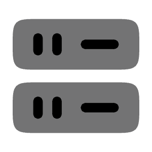 Server 4 Icon from Solar Bold Duotone Set