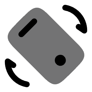 Smartphone Rotate 4 Icon from Solar Bold Duotone Set