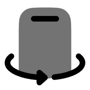 Smartphone Rotate Angle Icon from Solar Bold Duotone Set
