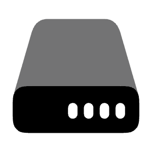 SSD Square Icon from Solar Bold Duotone Set