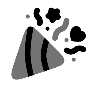 Confetti Icon from Solar Bold Duotone Set