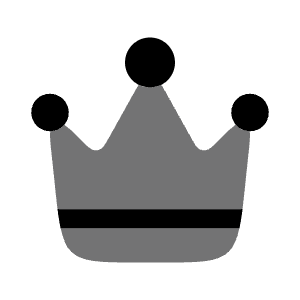 Crown Icon from Solar Bold Duotone Set