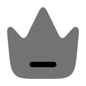 Crown Line Icon from Solar Bold Duotone Set