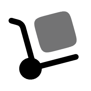 Delivery Icon from Solar Bold Duotone Set