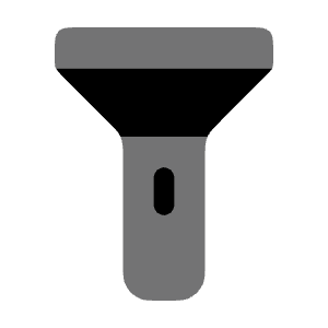 Flashlight Icon from Solar Bold Duotone Set