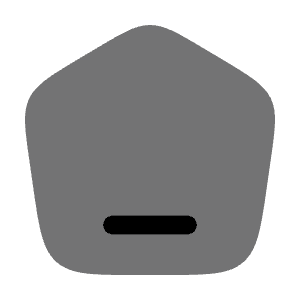 Home Angle Icon from Solar Bold Duotone Set