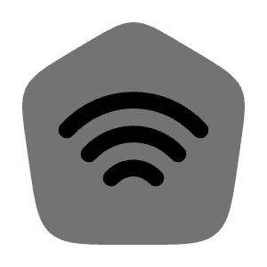 Home WiFi Angle Icon from Solar Bold Duotone Set