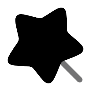 Magic Stick 7 Icon from Solar Bold Duotone Set