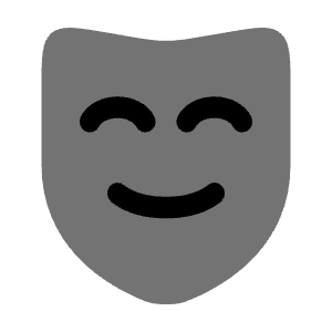 Mask Happly Icon from Solar Bold Duotone Set
