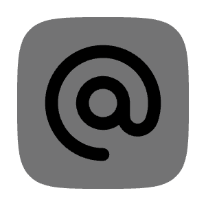 Mention Square Icon from Solar Bold Duotone Set