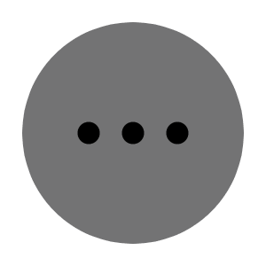 Menu Dots Circle Icon from Solar Bold Duotone Set