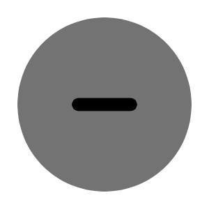 Minus Circle Icon from Solar Bold Duotone Set