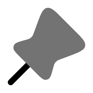 Pin Icon from Solar Bold Duotone Set