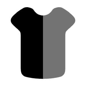 T Shirt Icon from Solar Bold Duotone Set