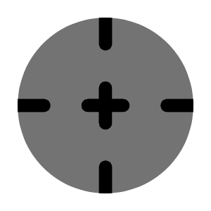 Target Icon from Solar Bold Duotone Set