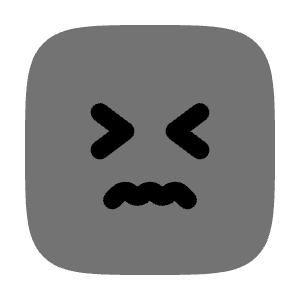 Confounded Square Icon from Solar Bold Duotone Set